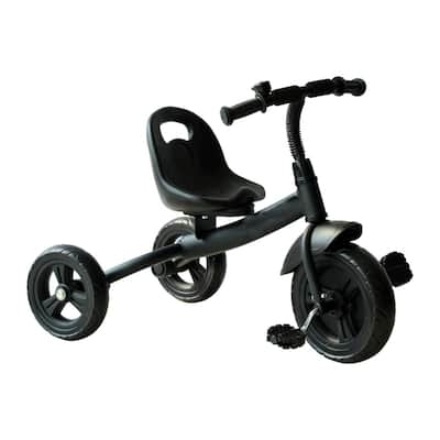 Adjustable Toddler Tricycle with Steel Frame and Bell Mudguard Removable Front Wheel for Indoor or Outdoor