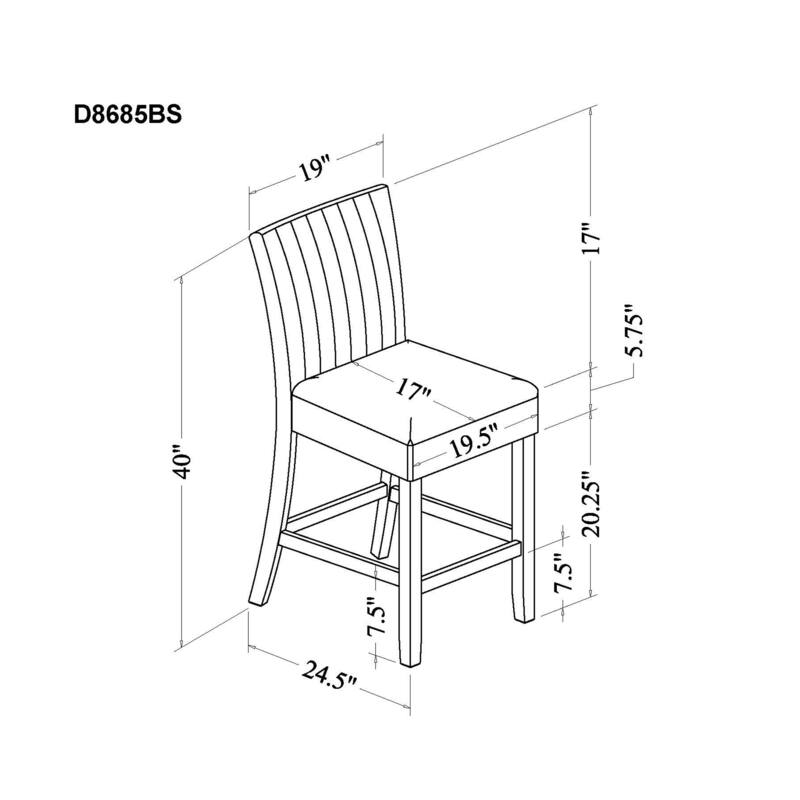 Vhong Grey Bar Stools