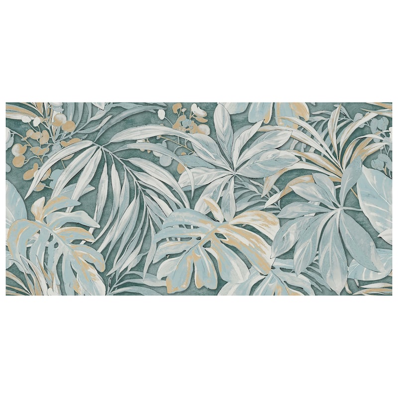 Merola Tile Parete Tropici Blue 23-1/2" x 47" Porcelain Floor and Wall Tile
