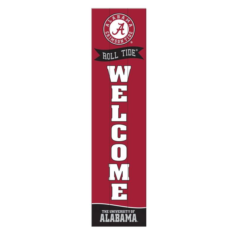 47" Porch Leaner Welcome Wall Sign, University of Alabama