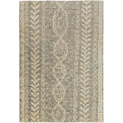 The Curated Nomad Clarendon Hand Knotted Bohemian Jute Area Rug