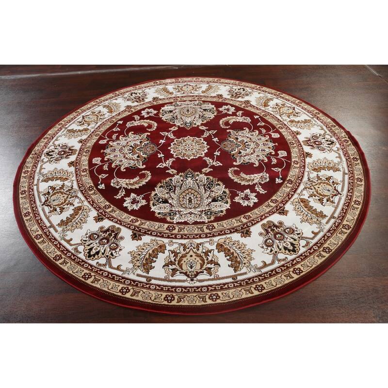 Traditional Floral Red Tabriz Turkish Area Rug Oriental Carpet