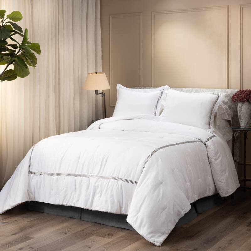 Savana Duvet Cover, Grey, Queen