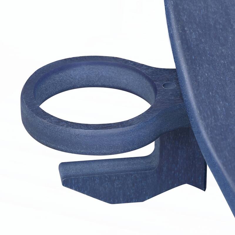 Folding Outdoor Adirondack Chair,HDPE All-weather Fire Pit Chair
