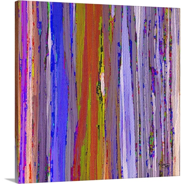 "Ties That Bind Purple" Canvas Wall Art