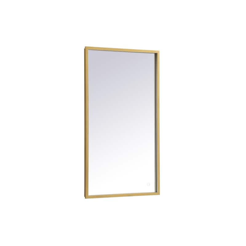 Indigo Home 20x36 inch LED mirror with adjustable color temperature