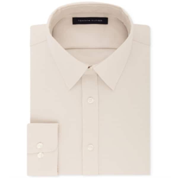 tommy dress shirts Amazon.com: Tommy Hilfiger Men's Dress Shirt Slim Fit Non Iron Solid, Blue,  14.5" Neck 32"-33" Sleeve : Clothing, Shoes & Jewelry