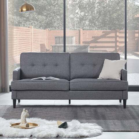 Toswin Modern Design Couch Soft Sponge Upholstered Loveseat Furniture Comfortable Recliner for Compact Living Space Apartment