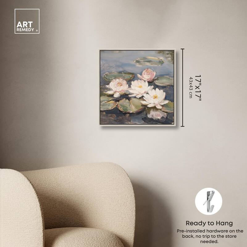 Water Lilies Canvas by Art Remedy