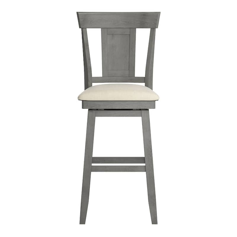 Eleanor Panel Back Wood Swivel Chair by iNSPIRE Q Classic
