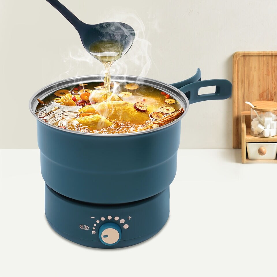 Portable Multifunctional Rice orders Cooker Travel Split Pot Electric Frying Pan Dorm