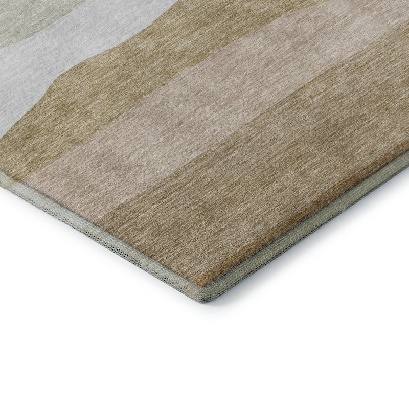 Premium Washable Super Soft Ombre Stripe Mayfield Rug