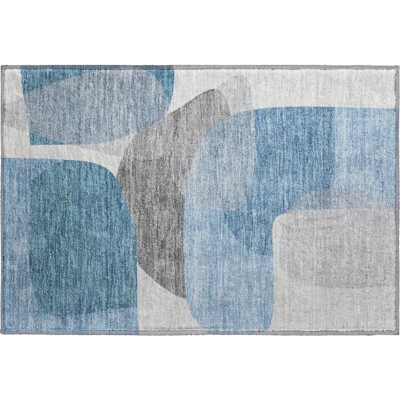 Premium Washable Super Soft Contemproary Retro Mayfield Rug