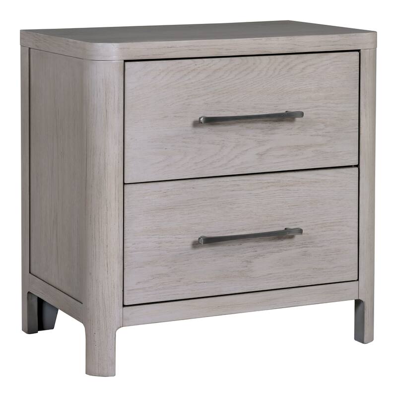 Furniture of America Rensite Modern 5-Piece Oak Solid Wood Panel Bedroom Set