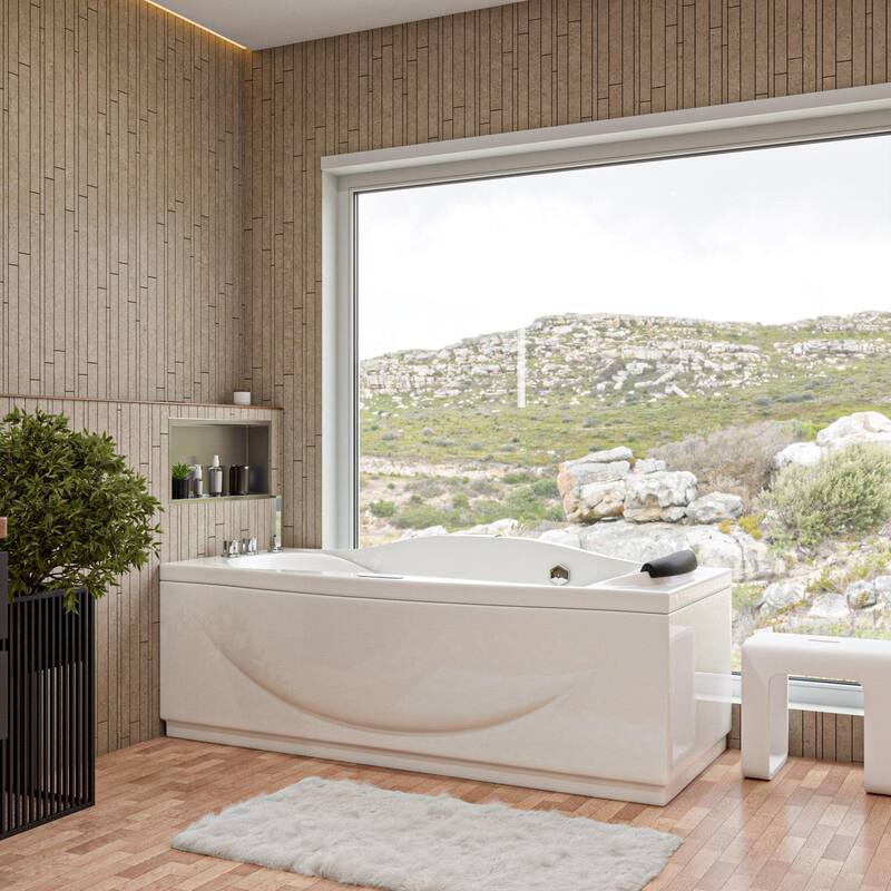 Eago 31-9/10" Soaking Bathtub for Free Standing Installations with
