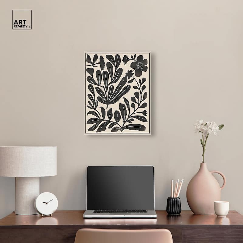 Ebony Eden Essence II Canvas by Art Remedy