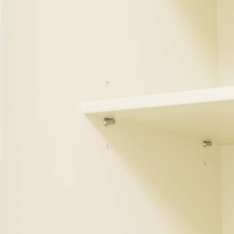 Freestanding Kitchen Pantry with 2 Drawers, Storage Cabinet with 8 Door Shelves, Cabinets with 2 Adjustable Shelves