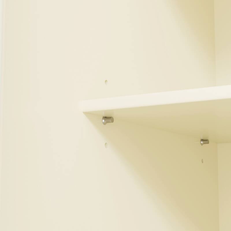 Freestanding Pantry with 2 Drawers, 8 Shelves & Adjustable Spaces for Dining Room Organization