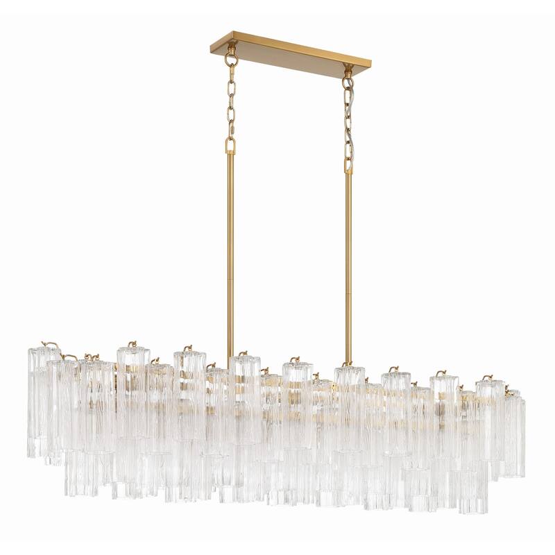 Crystorama Lighting Group ADD-317-CL Addis 14 Light 52" Wide Crystal