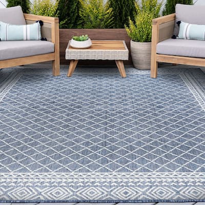 Exo Coastal Diamond Indoor/Outdoor Area Rug