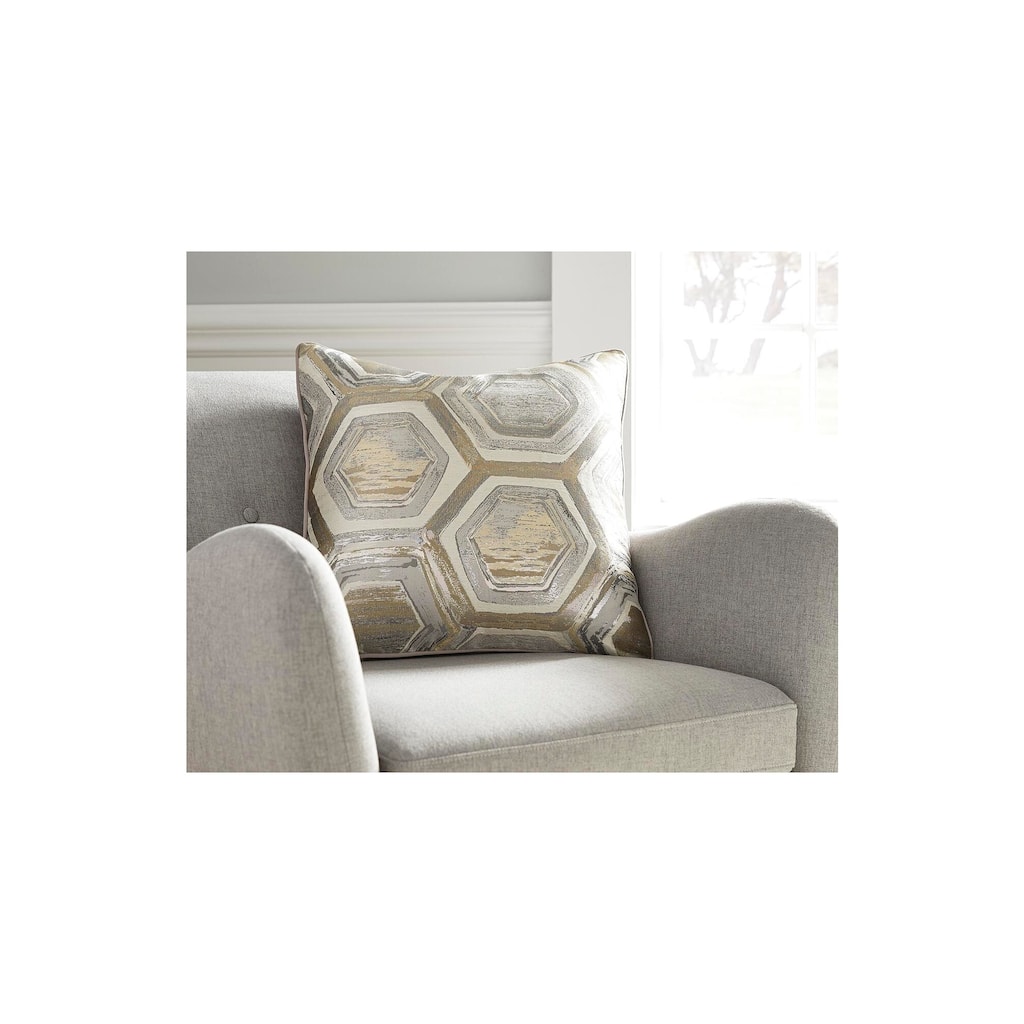 Signature Design by Ashley Meiling Gray/White Pillow (Set of 4)