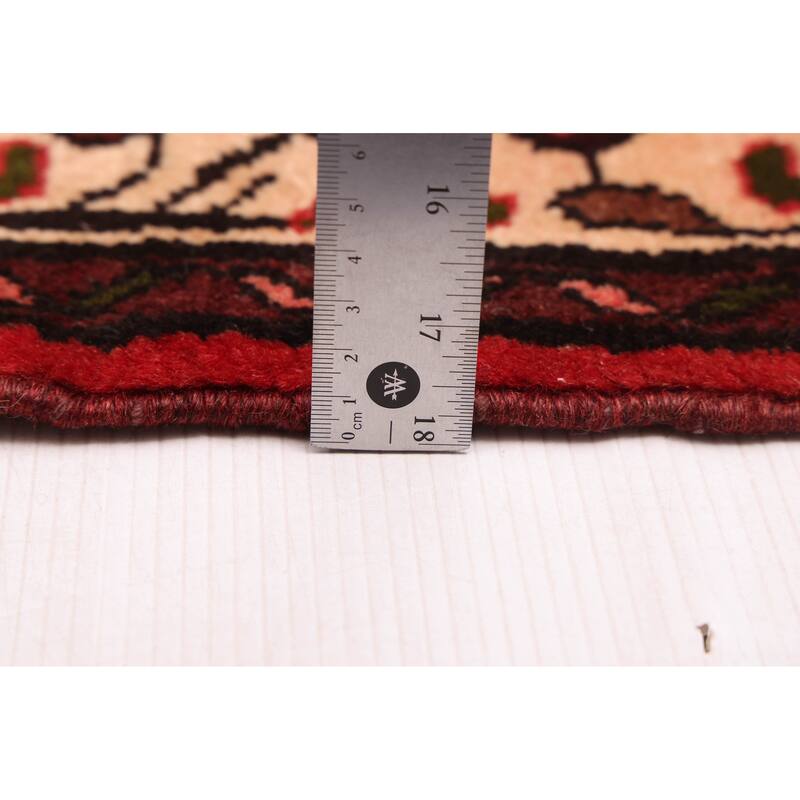 ECARPETGALLERY Hand-knotted Anadol Coral, Light Red Wool Rug - 4'2 x 7'10