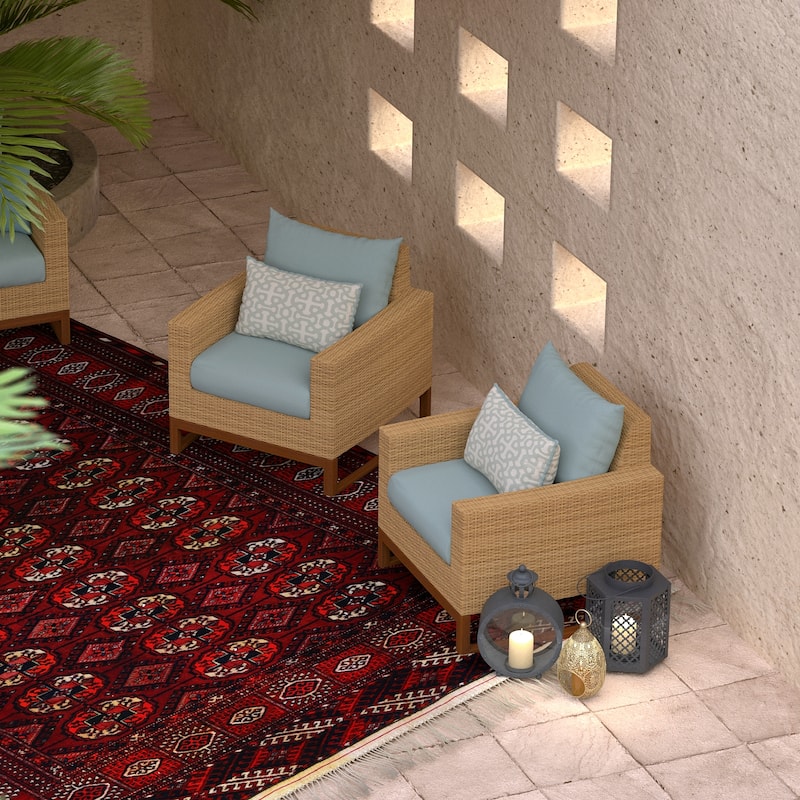 Milli 2 Piece Sunbrella Outdoor Patio Club Chairs