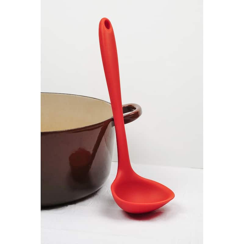 Ela's Silicone Ladle - Blue - 11 x 3.5 x .5