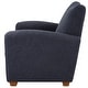 preview thumbnail 3 of 4, Uttermost 23759 31" Wide Plywood Framed Polyester Accent Chair - Blue