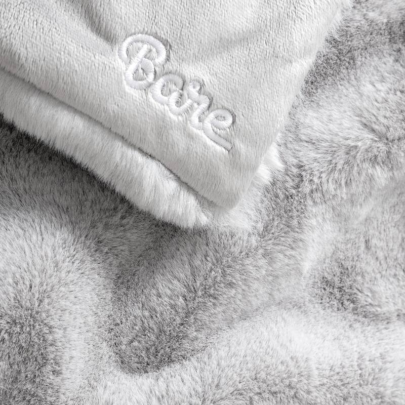 Bare Home Faux Fur Blanket - Ultra-Soft Blanket - Luxurious Fuzzy Warm