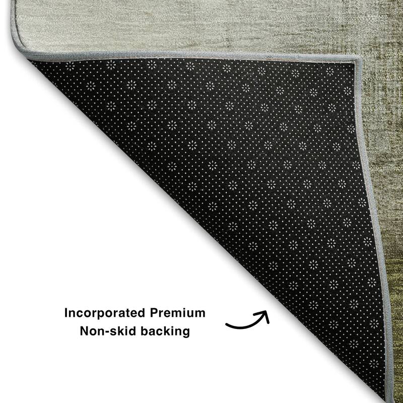 Premium Washable Super Soft Abstract Contemporary Mayfield Rug