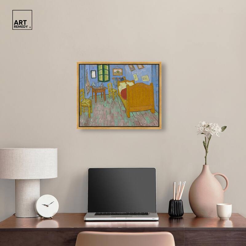 The Bedroom Canvas by Art Remedy