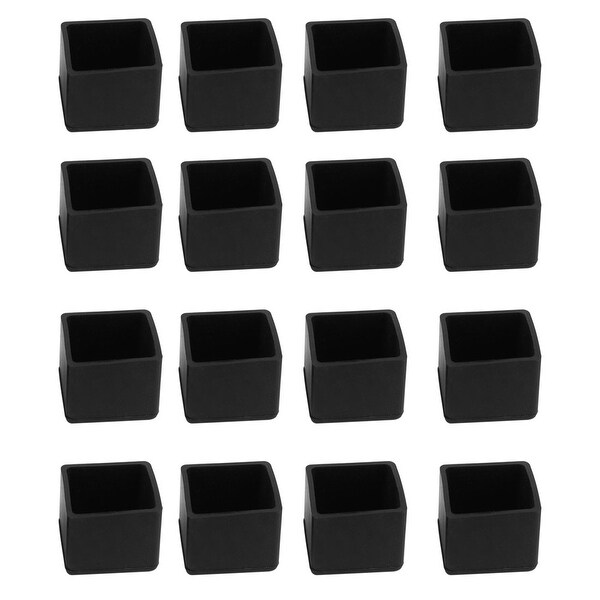 Desk Chair Leg Caps End Tip Home Furniture Protector 16pcs 1"x1" (25x25mm)
