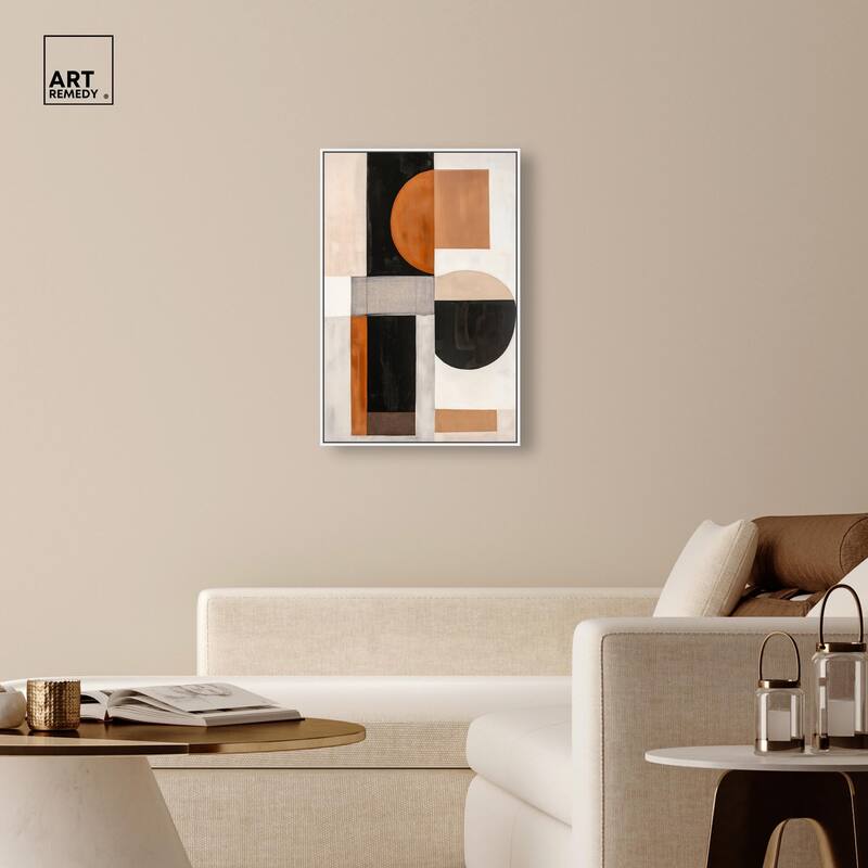 Divided Circle I Canvas by Art Remedy