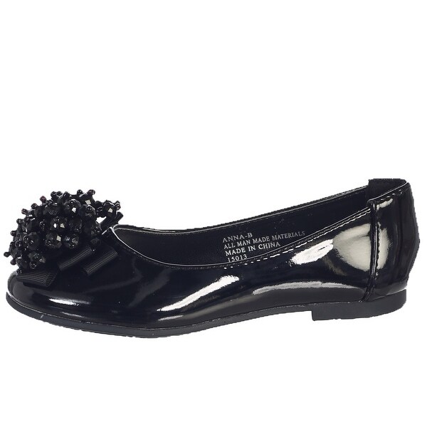 girls black dress shoes