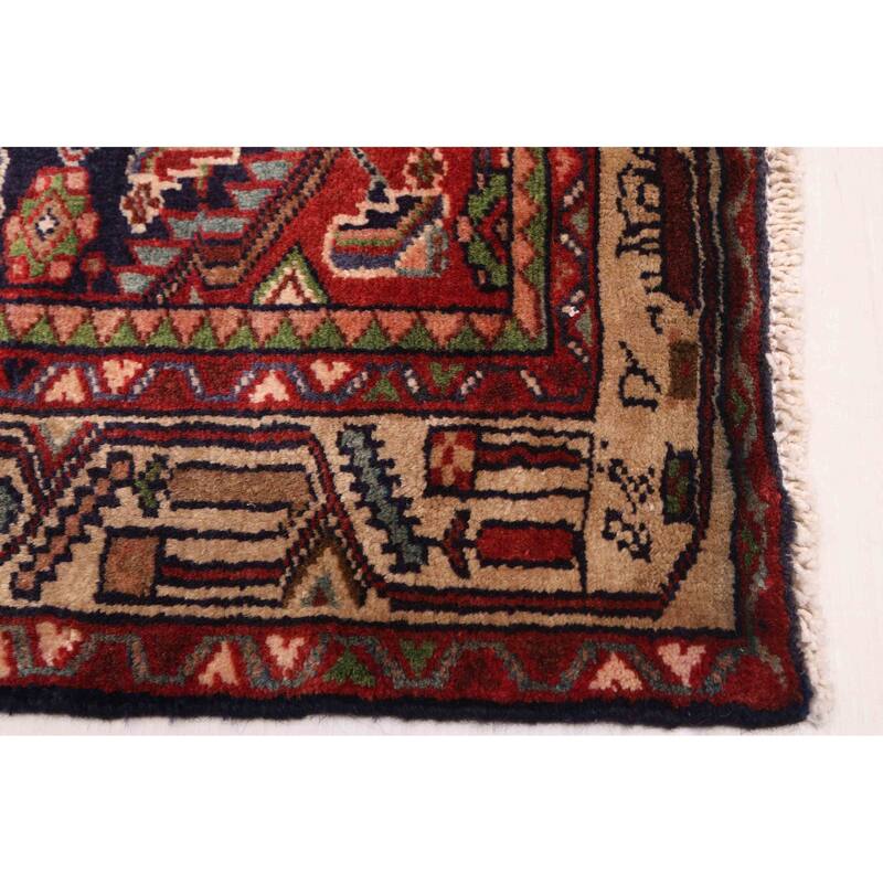 ECARPETGALLERY Hand-knotted Konya Anatolian Dark Navy Wool Rug - 3'7 x 16'5