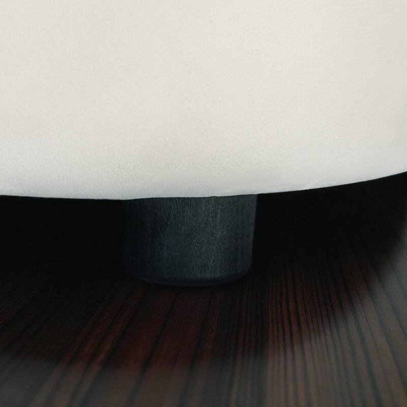 87" Curved Contemporary Velvet Sofa in Off-White, Plush 3-Seat Design with Ergonomic Comfort and Durable Frame