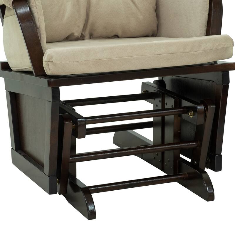 Nursery Glider Rocking Chair with Ottoman