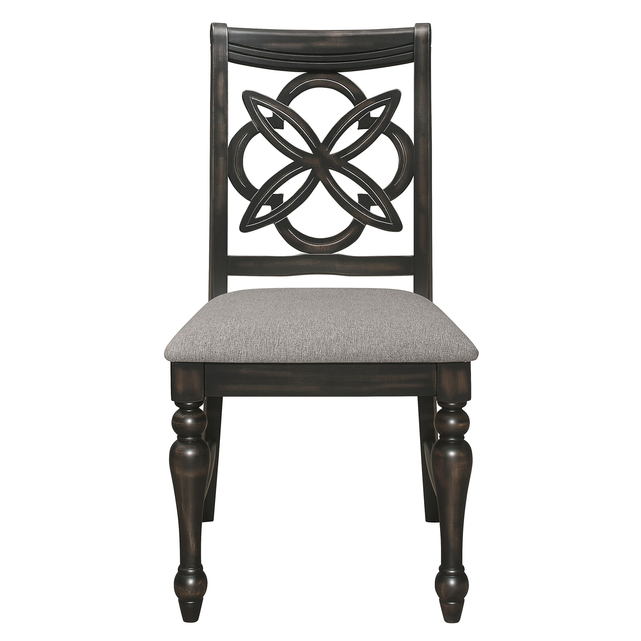 Two tone wood dining chairs sale