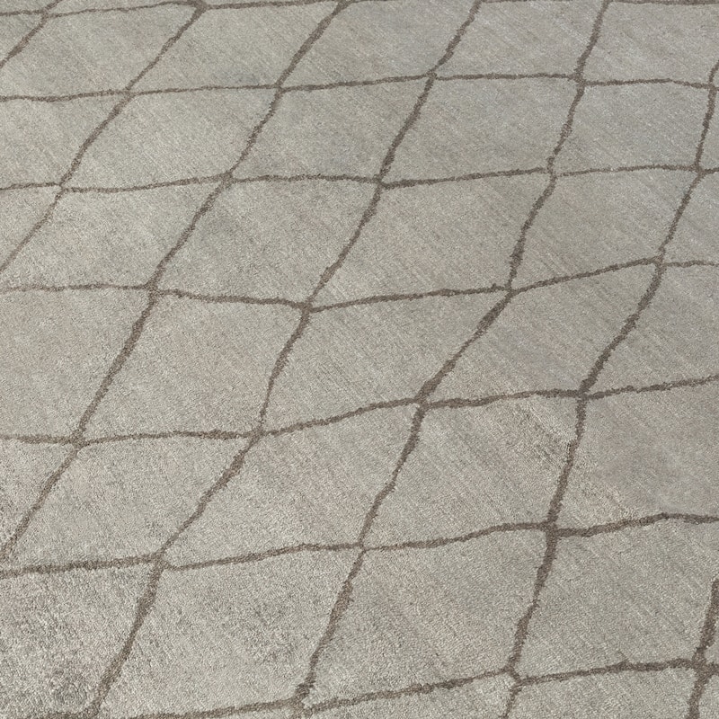 Ben Soleimani Arlequin New Zealand Wool and Viscose Hand-Knotted Rug