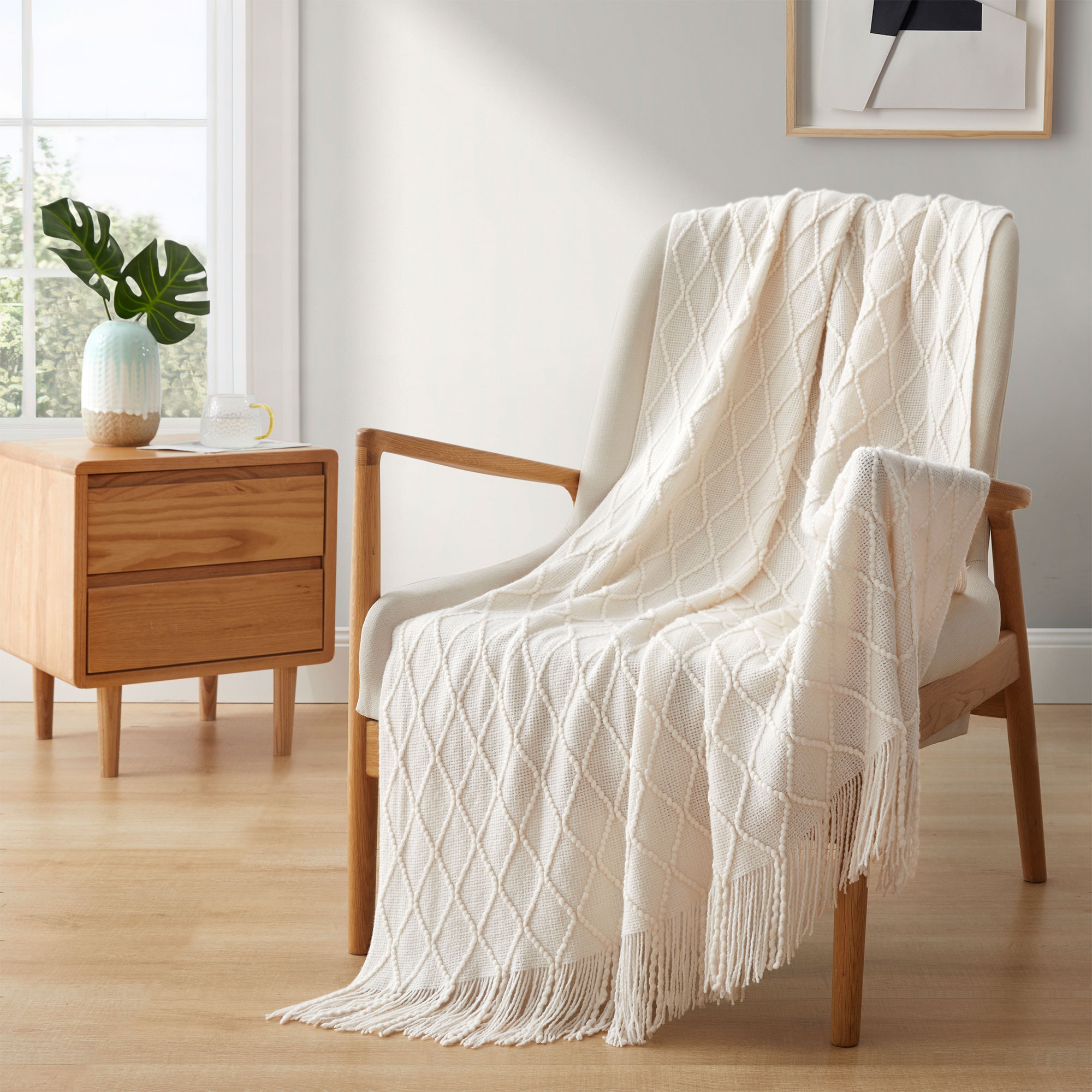 Knit for clearance peace blanket size