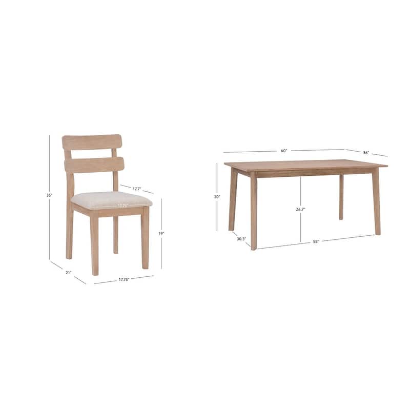 Dolan Mid Century 7 Piece Dining Set