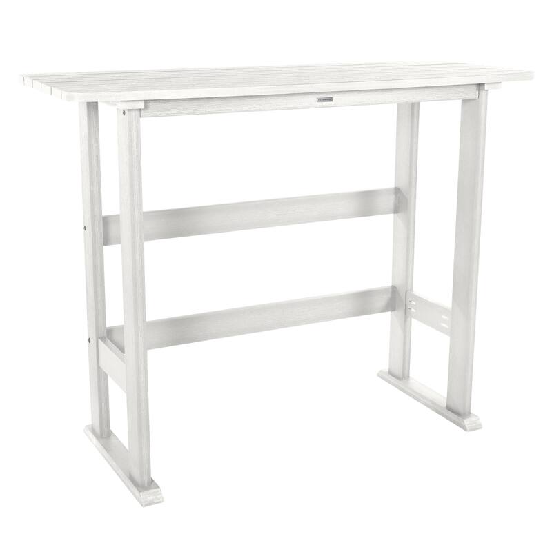 Lehigh Eco-friendly Balcony Table - Bar-height - White