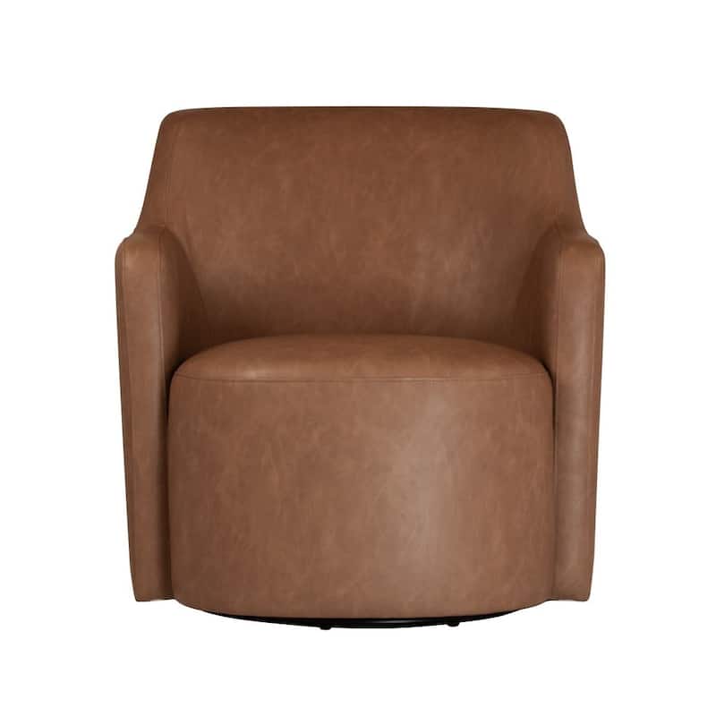 HomePop Upholstered Swivel Accent Chair