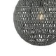 preview thumbnail 29 of 39, Campana 1-Light Bohemian Modern Woven Rattan/Iron LED Pendant, by JONATHAN Y