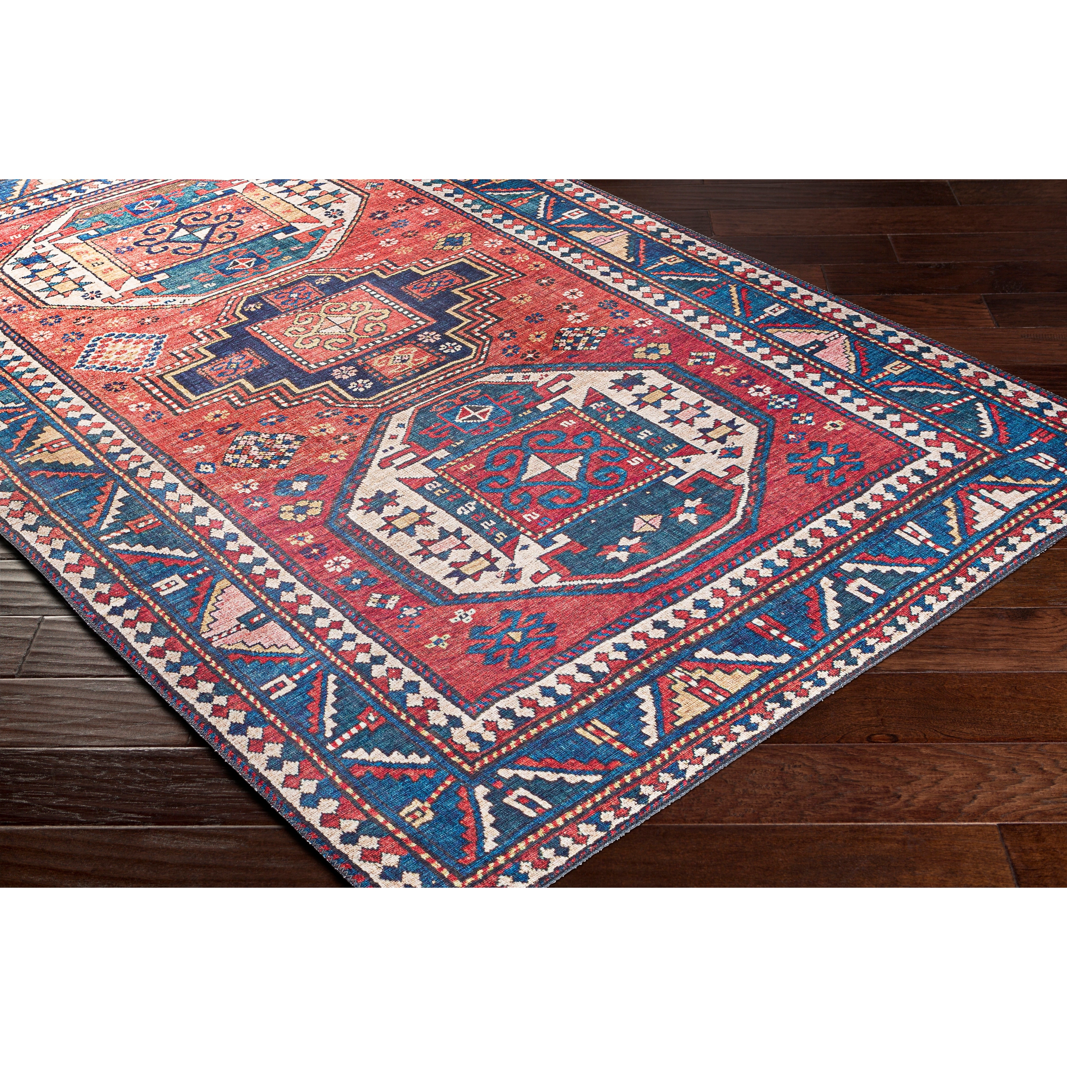 Livabliss Marzel Persian Kazak Printed Area Rug - On Sale