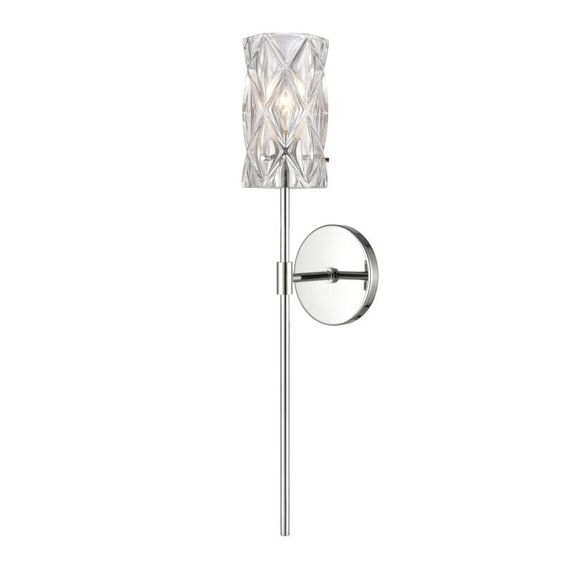 Elk Home Formade Crystal Polished Chrome With Crystal 1 Light Sconce