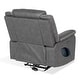 preview thumbnail 35 of 34, Furniture of America Arthon Fabric Power Recliner with LED Light and USB Port