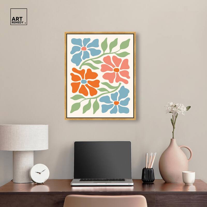 The Flowers Vines all Season Canvas by Art Remedy
