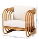 preview thumbnail 11 of 9, Corsa Modern Bohemian Natural Rattan Arm Chair